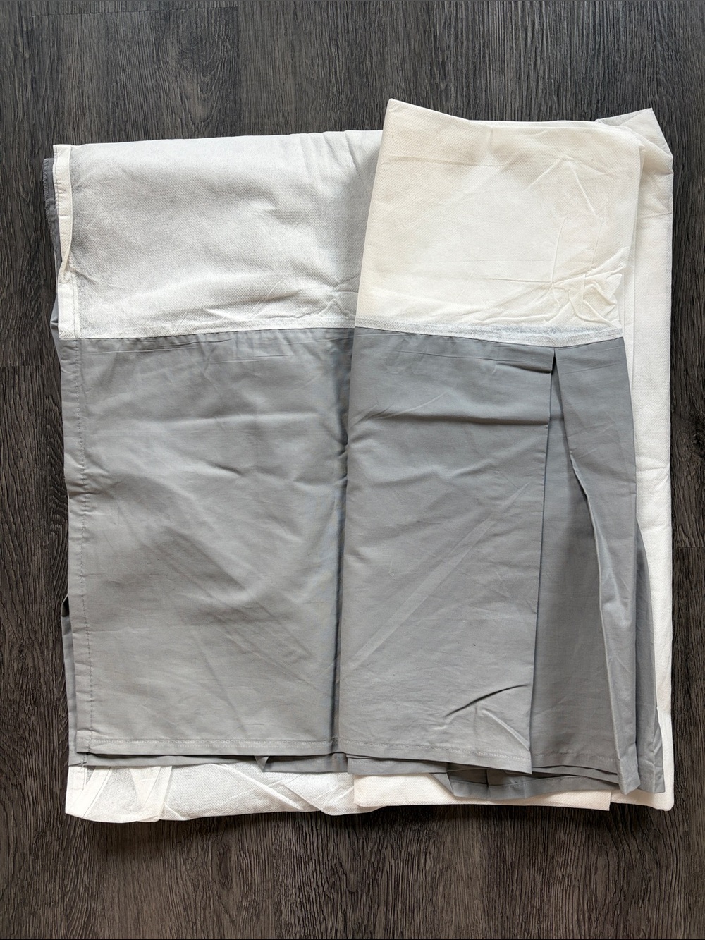 Mainstays Grey Bed Skirt Queen